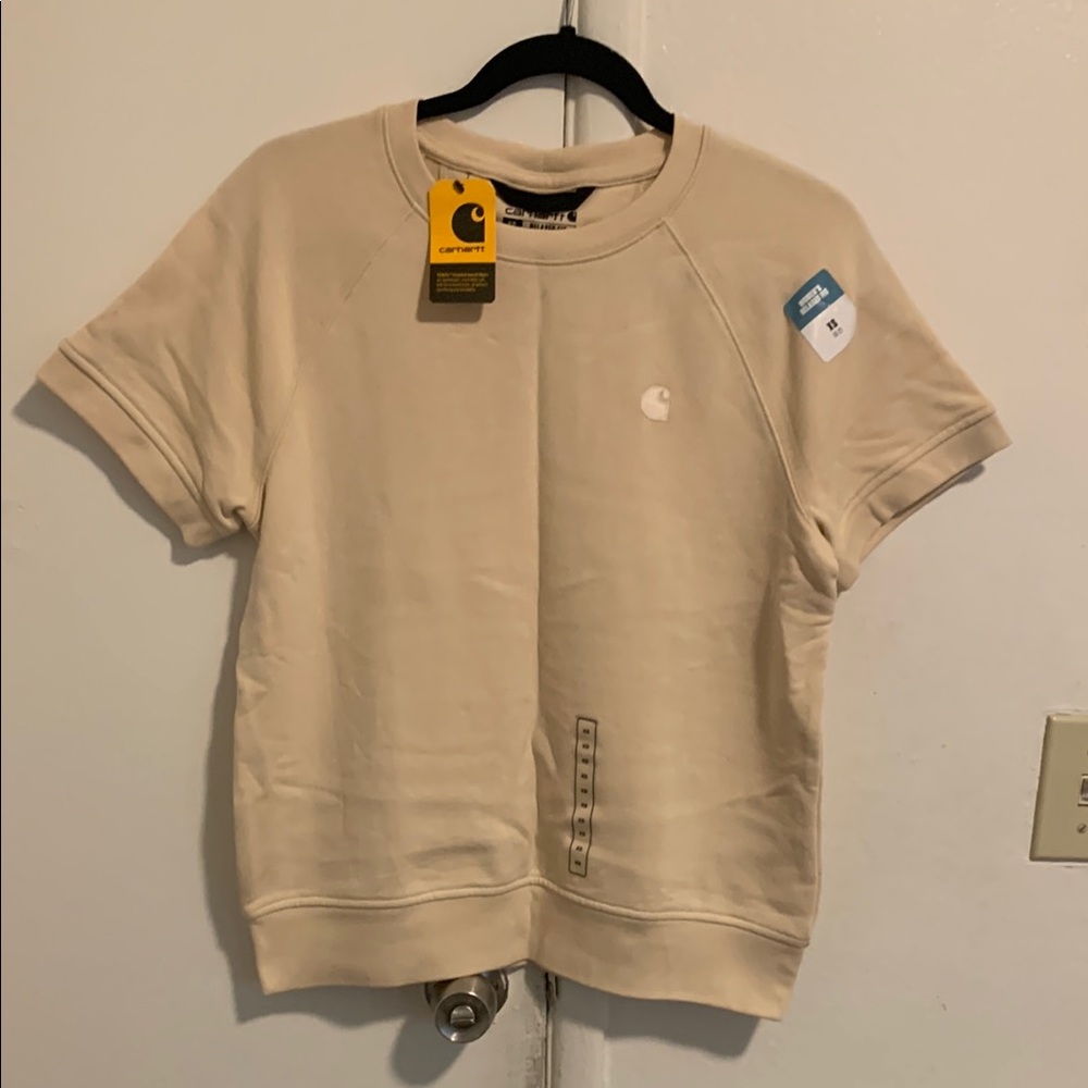 ⚡️Women’s carhartt relaxed fit French terry tee! NWT